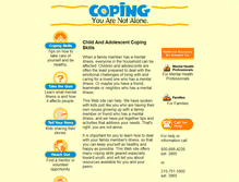 Tablet Screenshot of coping.mhasp.org